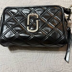 Marc Jacobs Black Quilted Crossbody Bag